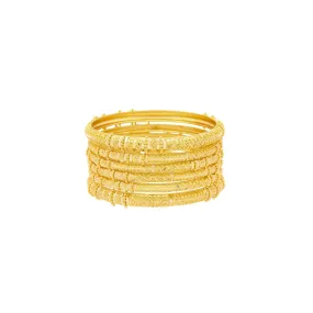 22K Yellow Gold Traditional Bangles