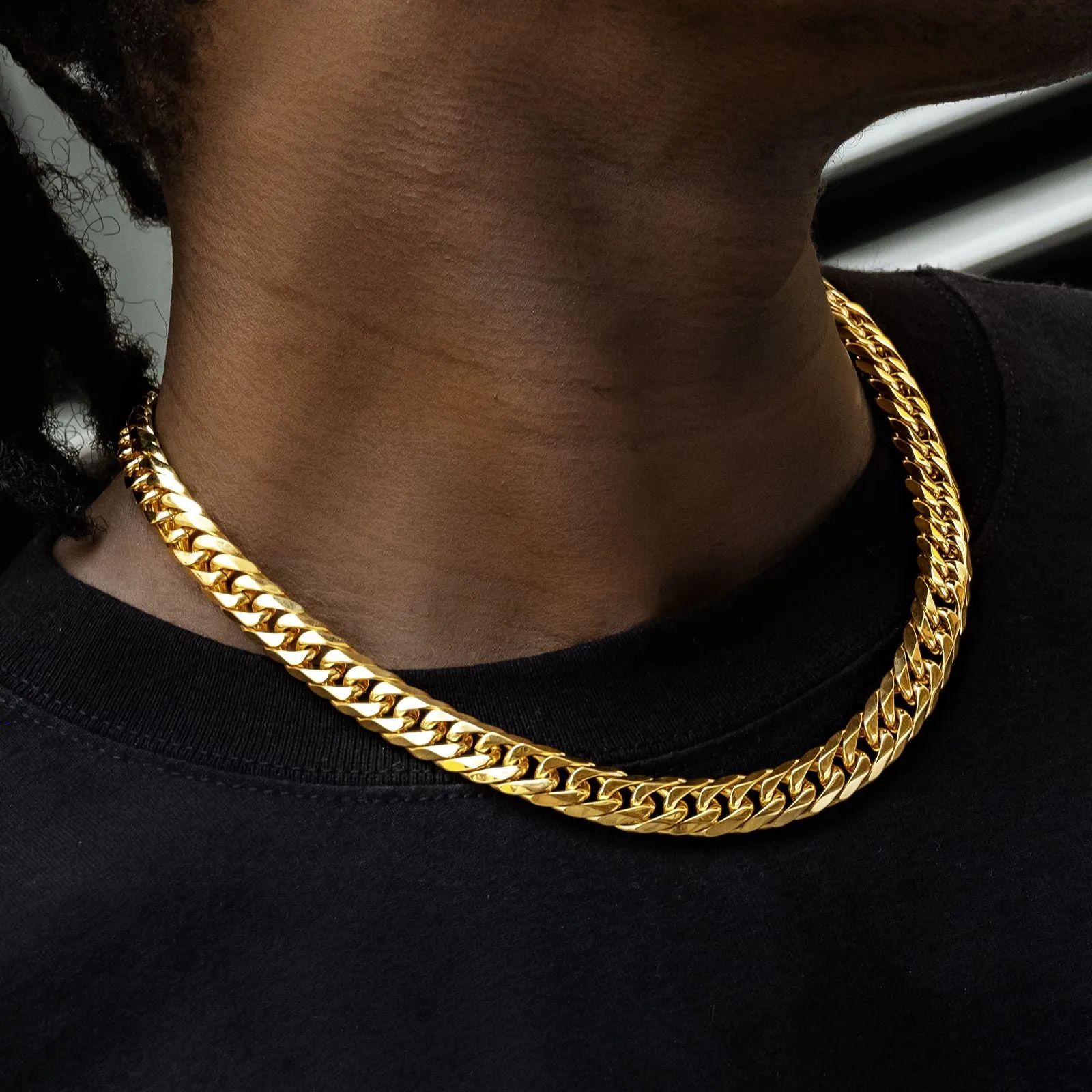 6-Sided | 12mm Miami Cuban Link Chain KRKC