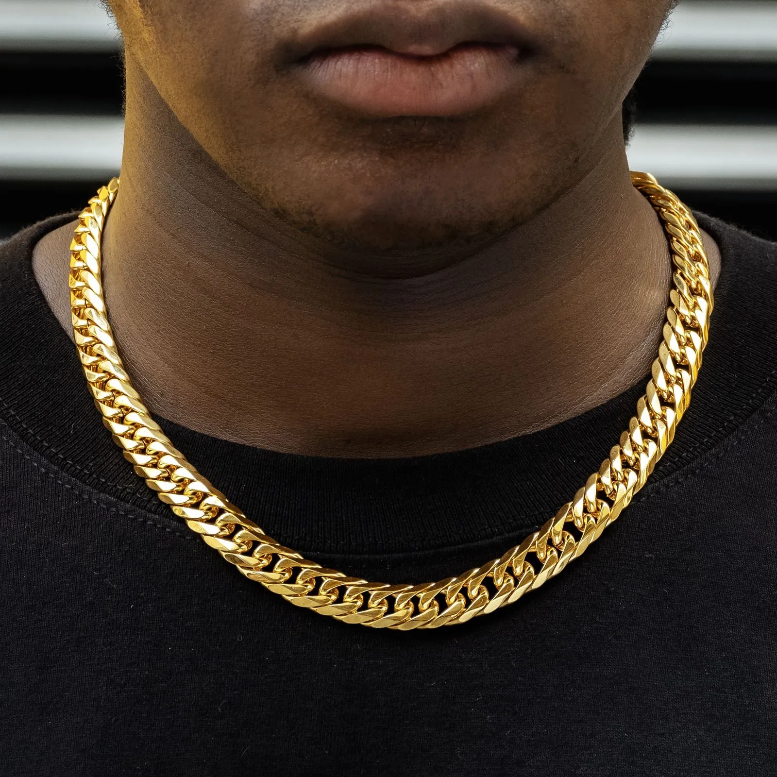 6-Sided | 12mm Miami Cuban Link Chain KRKC