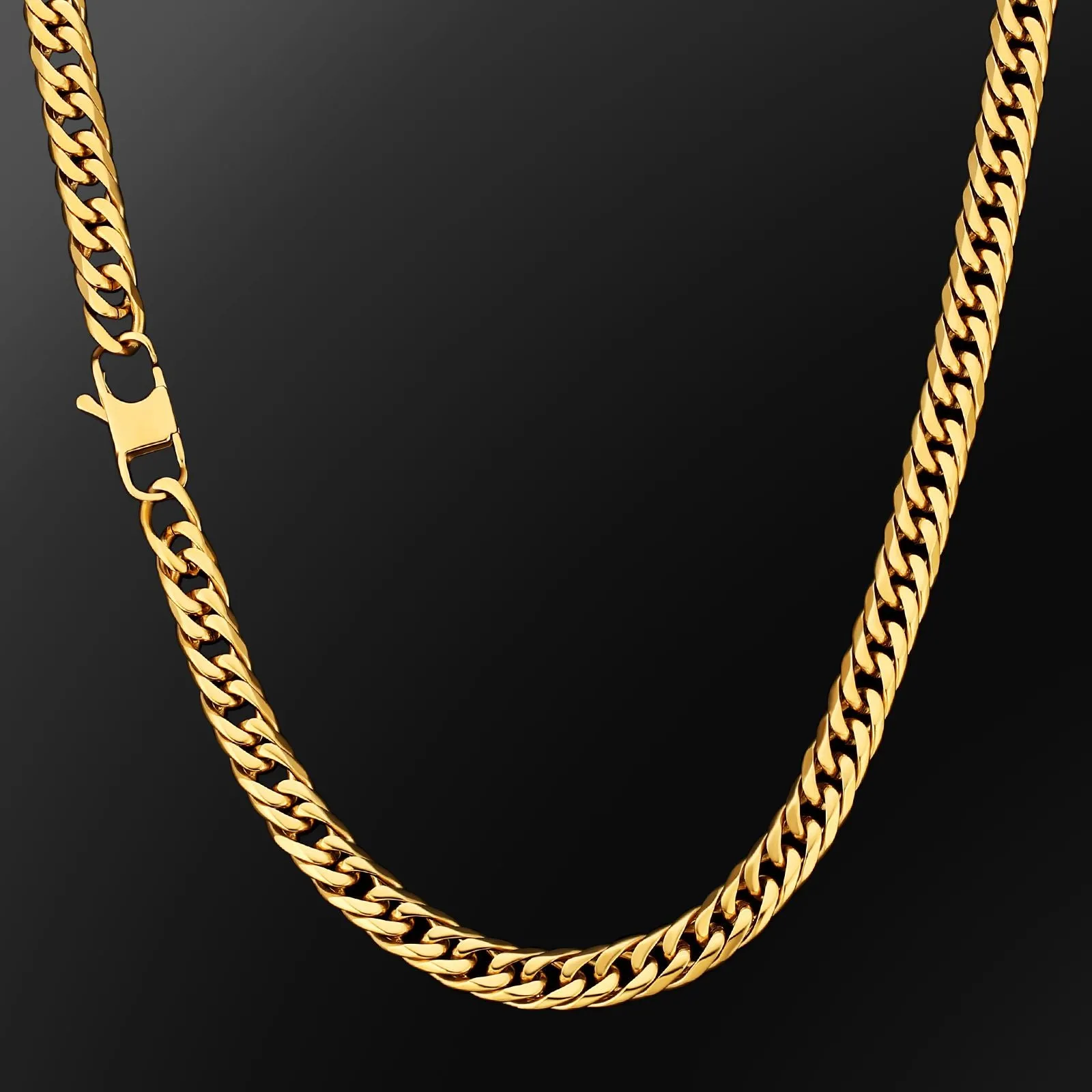 6-Sided | 12mm Miami Cuban Link Chain KRKC