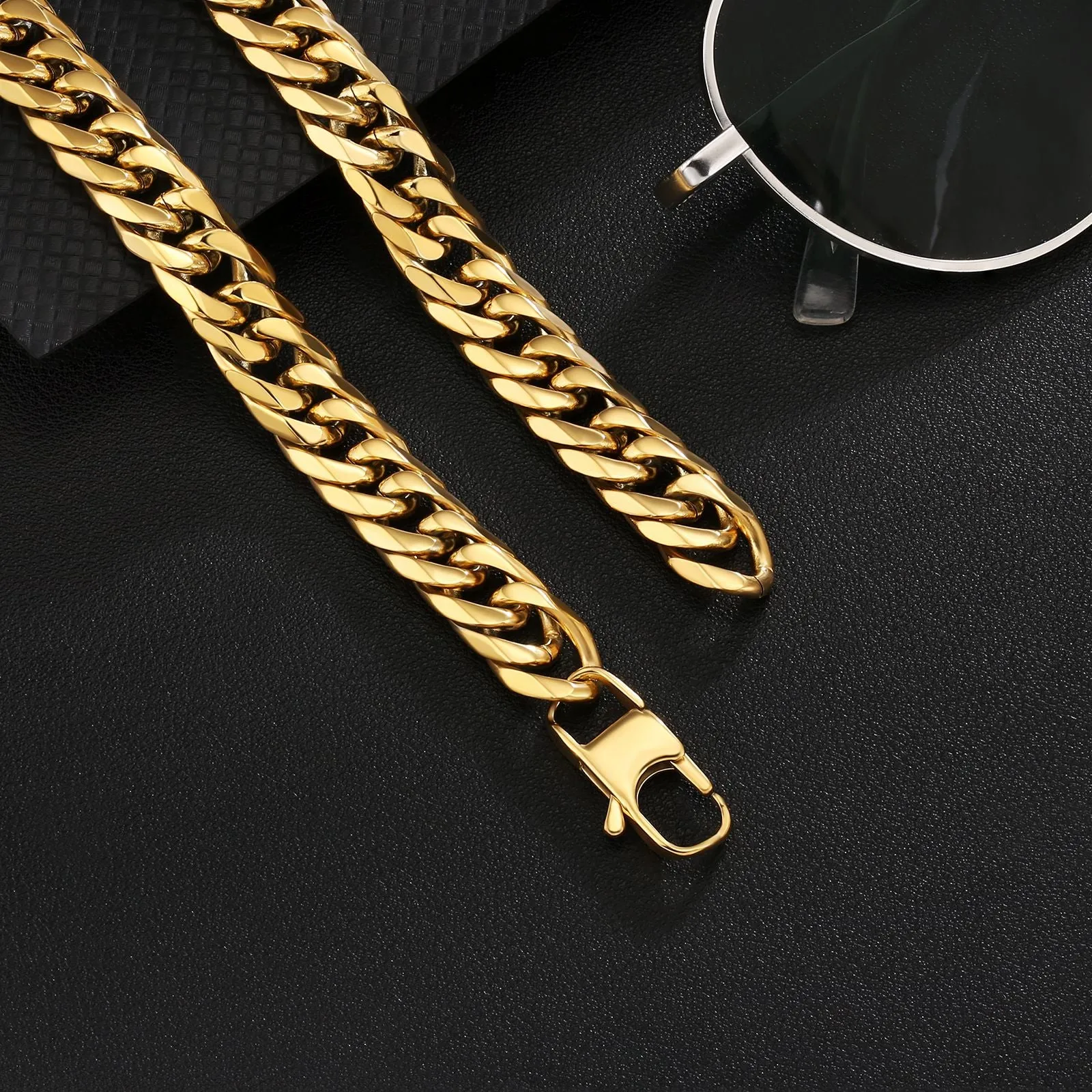 6-Sided | 12mm Miami Cuban Link Chain KRKC