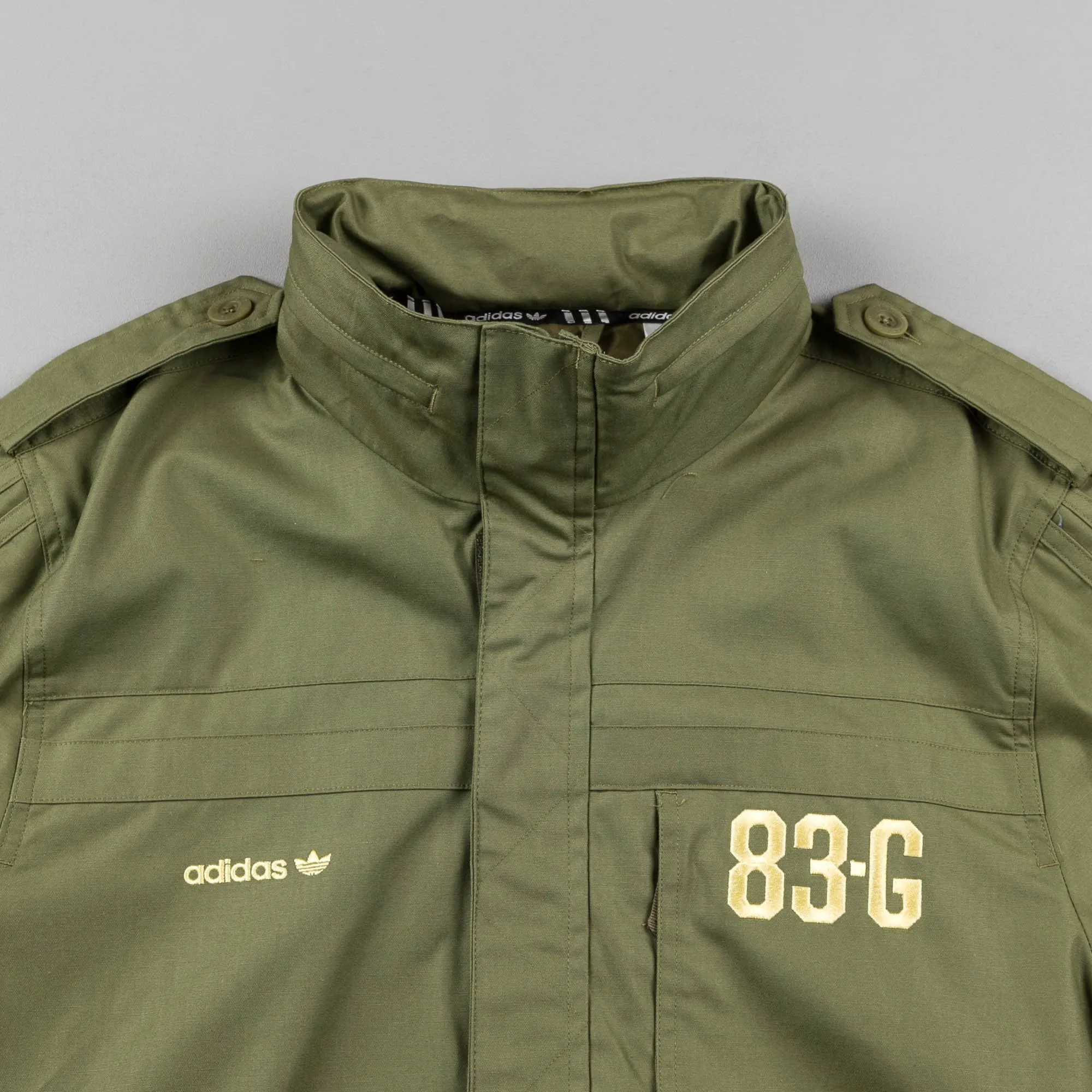 Adidas 83G Military Field Jacket - Olive Cargo