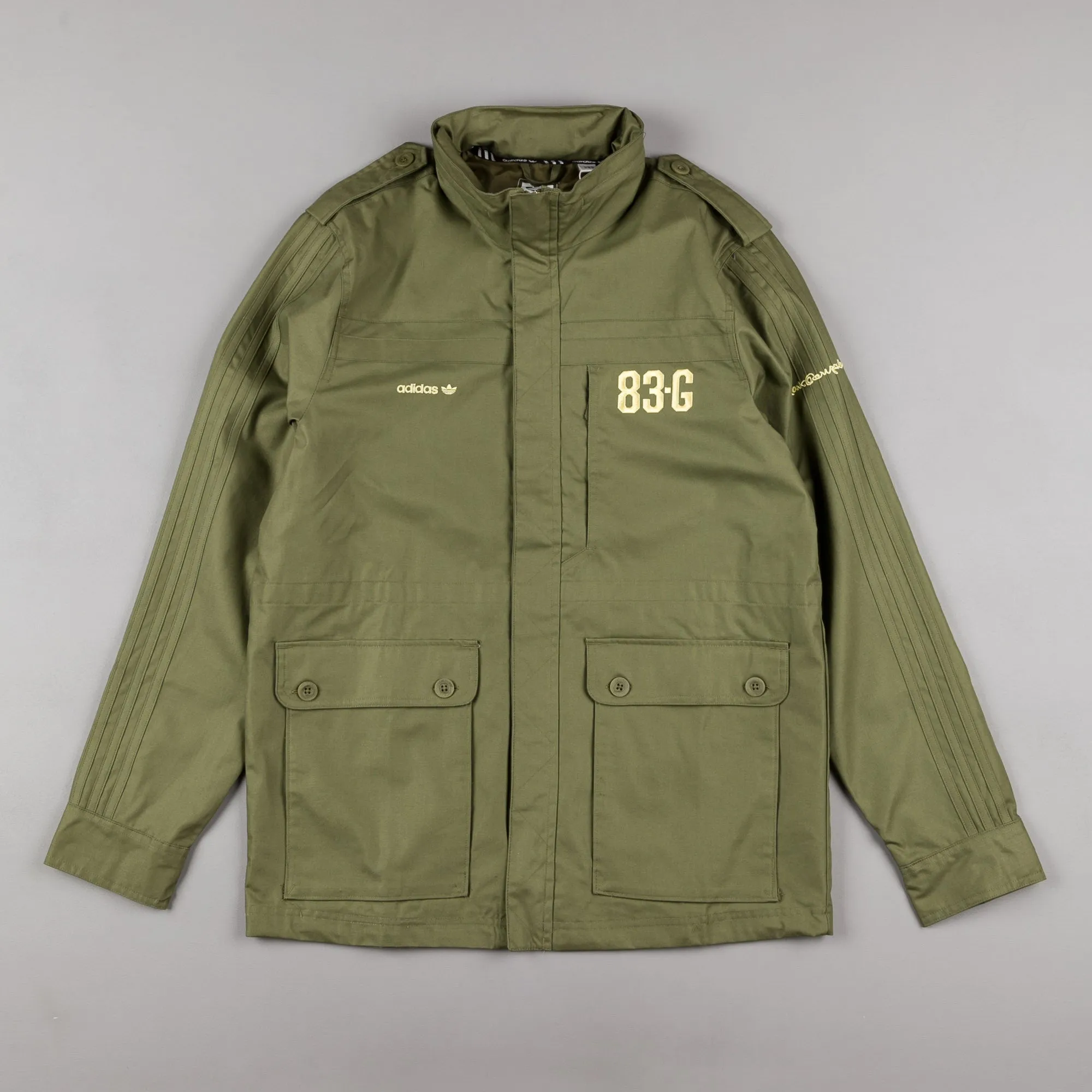 Adidas 83G Military Field Jacket - Olive Cargo