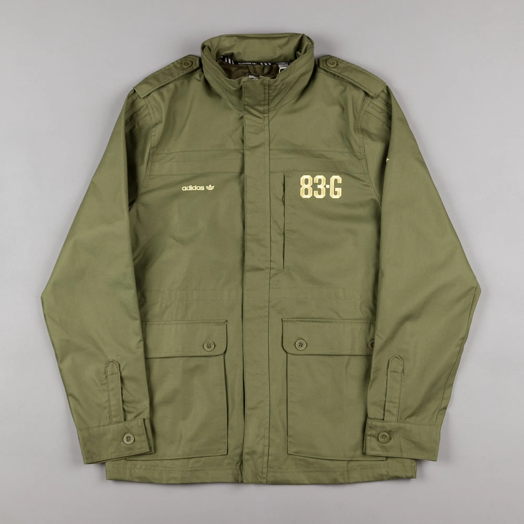 Adidas 83G Military Field Jacket - Olive Cargo