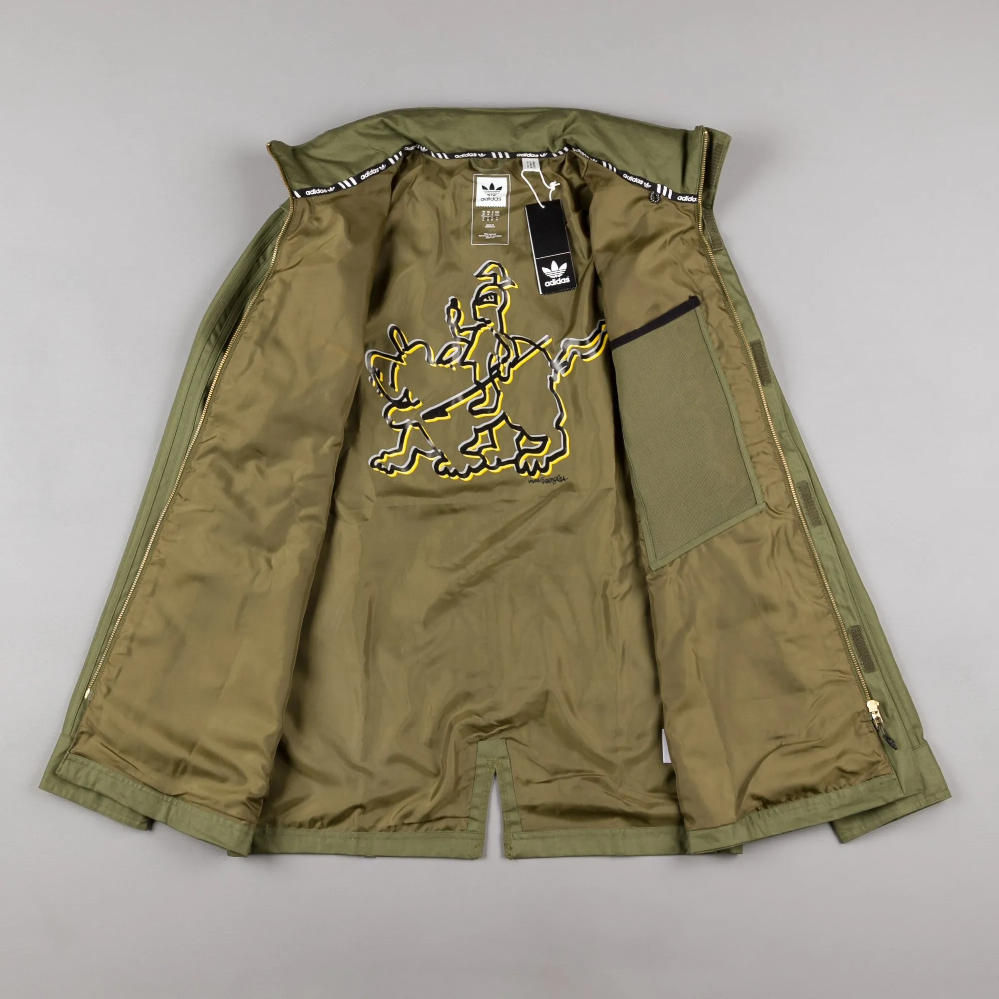 Adidas 83G Military Field Jacket - Olive Cargo