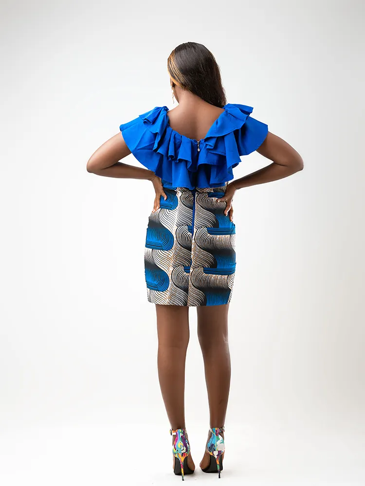 African Print Mbinta mini dress