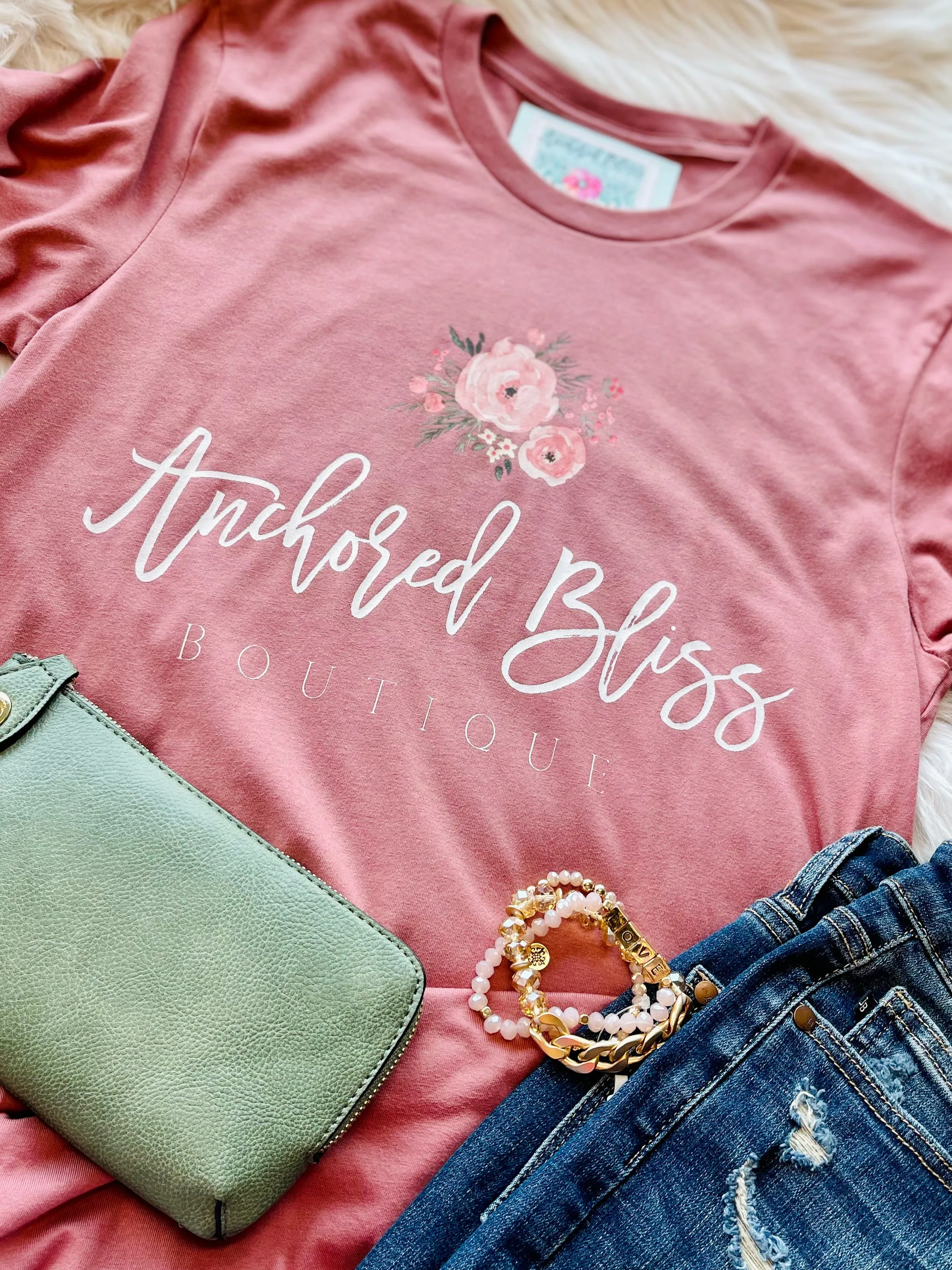 Anchored Bliss Boutique Graphic Tee