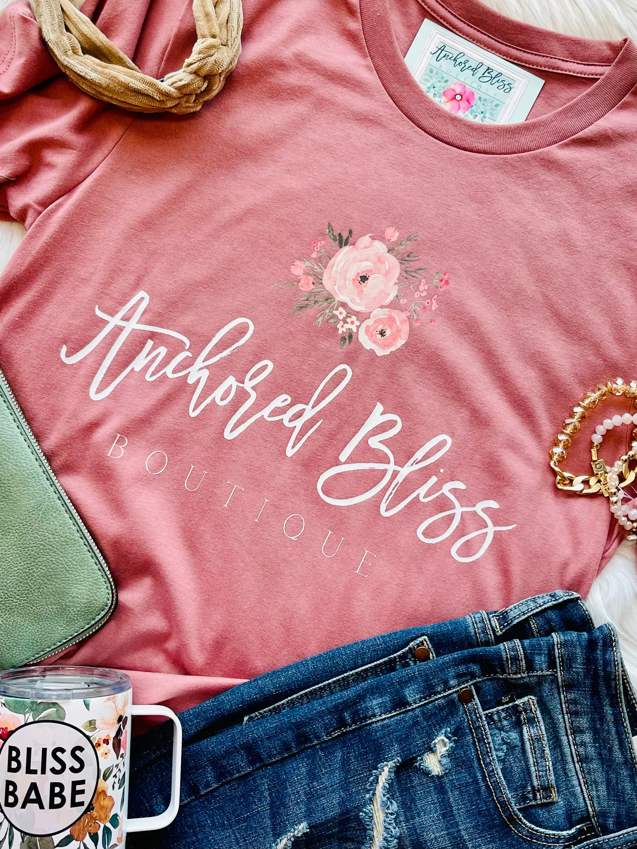 Anchored Bliss Boutique Graphic Tee