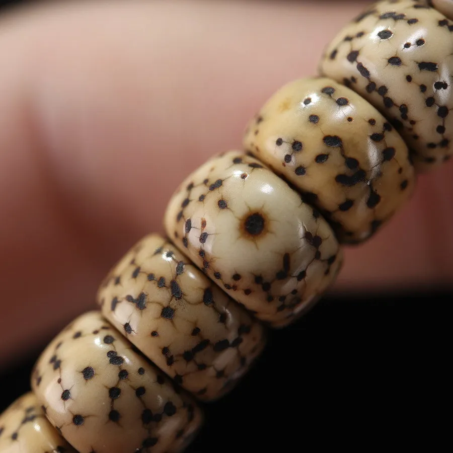 Antique Tibetan Lotus Seed Wrist Mala