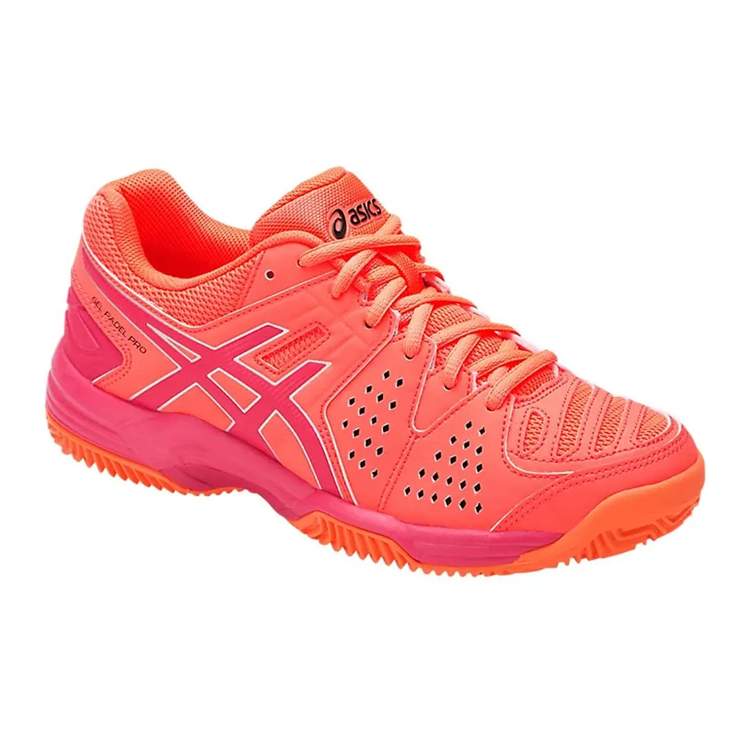 Asics Gel Padel Pro 3 Orange Womens Trainers