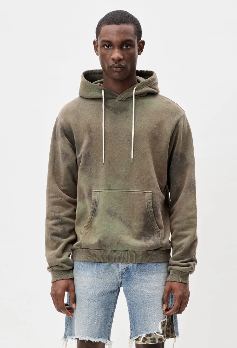 Beach Hoodie / Steelhead Marble Dye