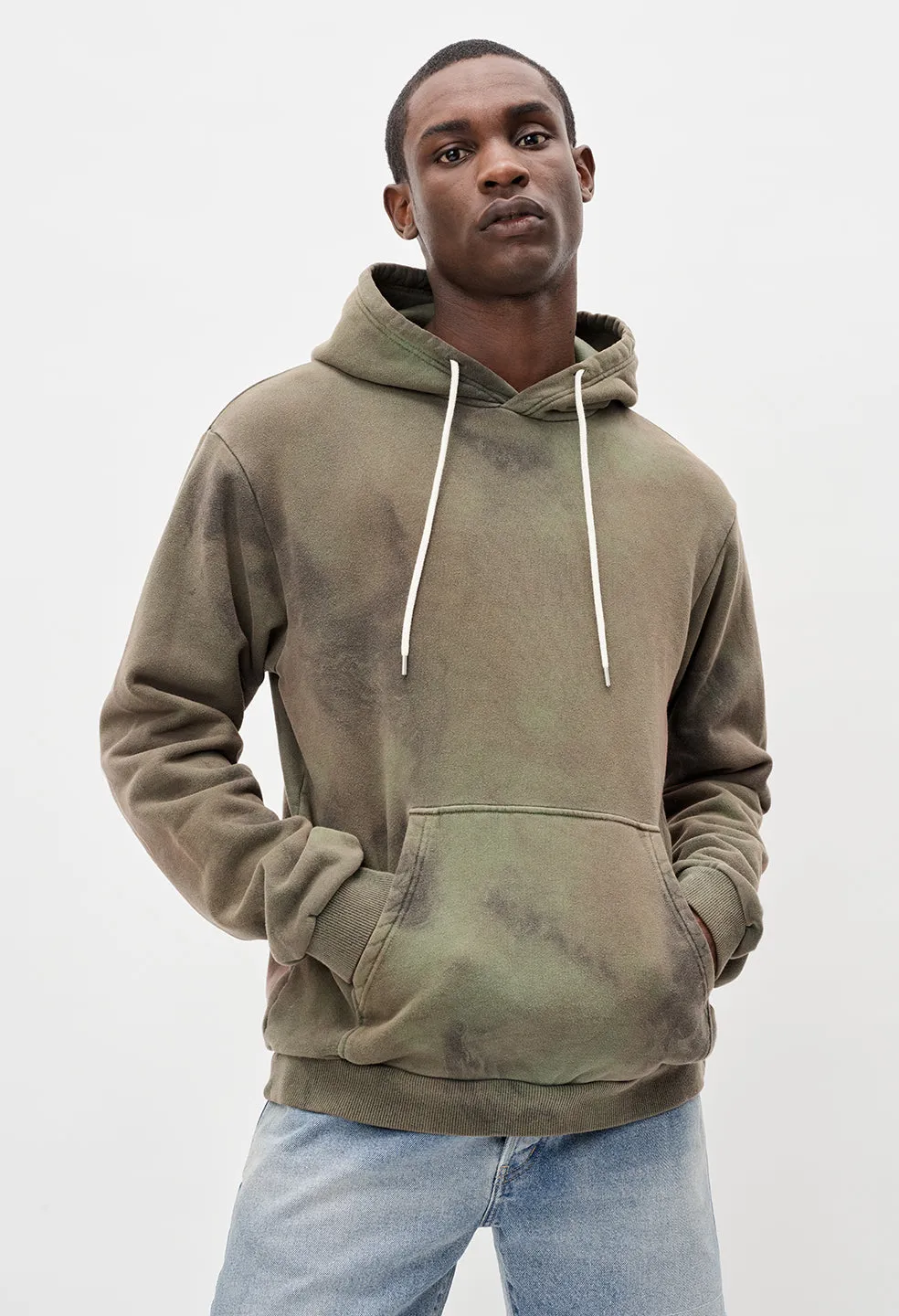 Beach Hoodie / Steelhead Marble Dye