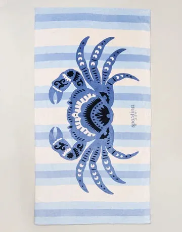 Beach Towel - Blue Crab