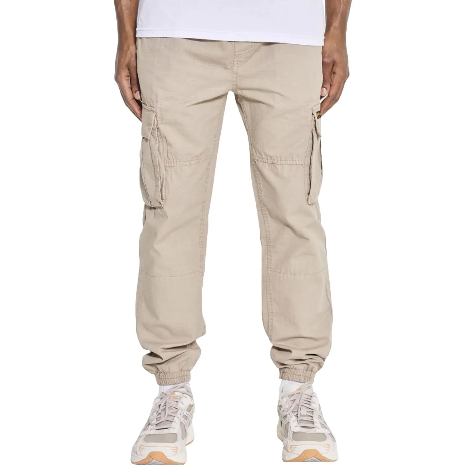 Bench Mens Devvie Twill Military Cargo Pants