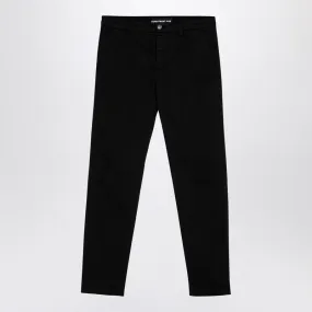 BLACK COTTON TROUSERS