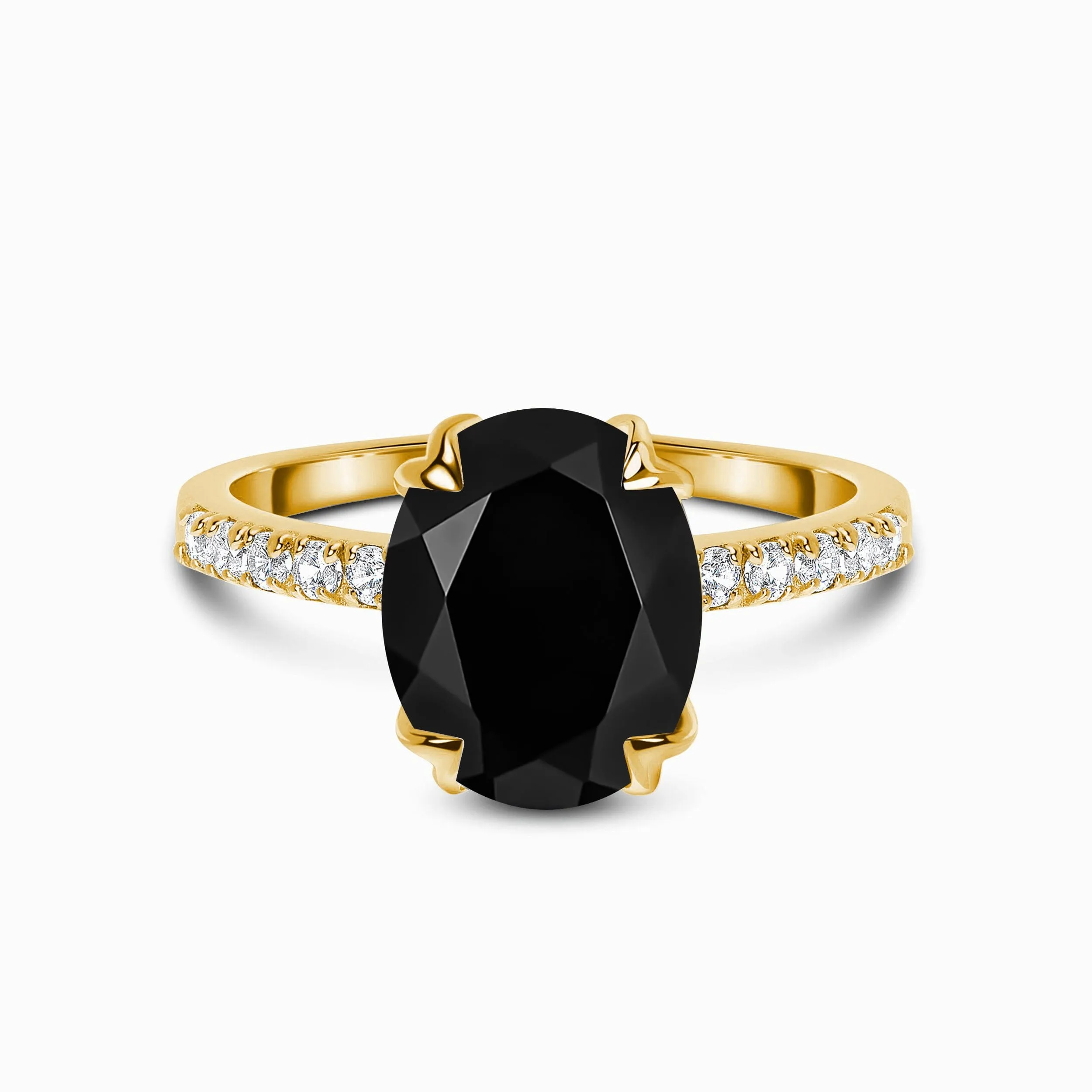 Black Obsidian Ring - Harlow