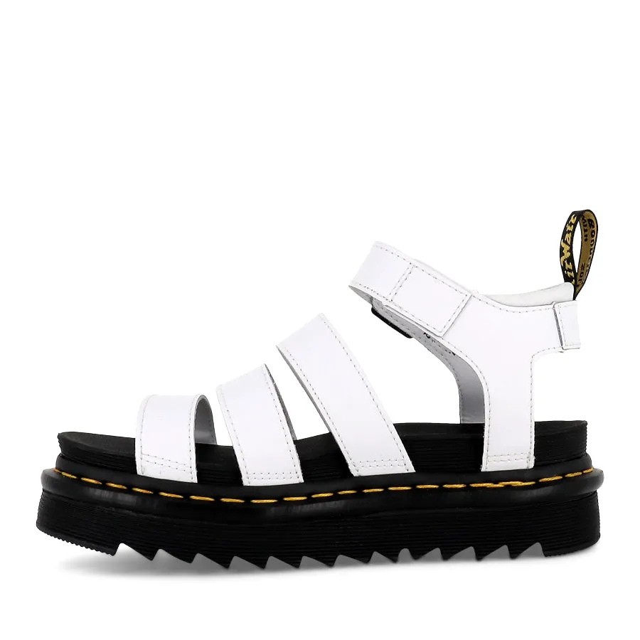 BLAIRE 3 STRAP SANDAL - WHITE HYDRO