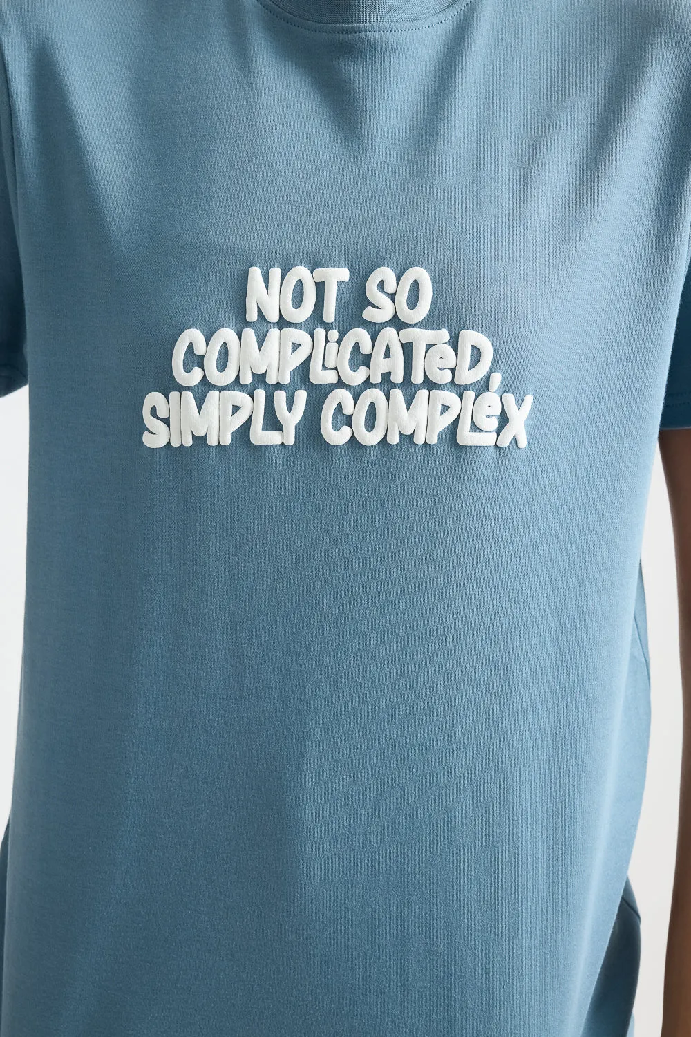 Blue Not So Complicated Tee