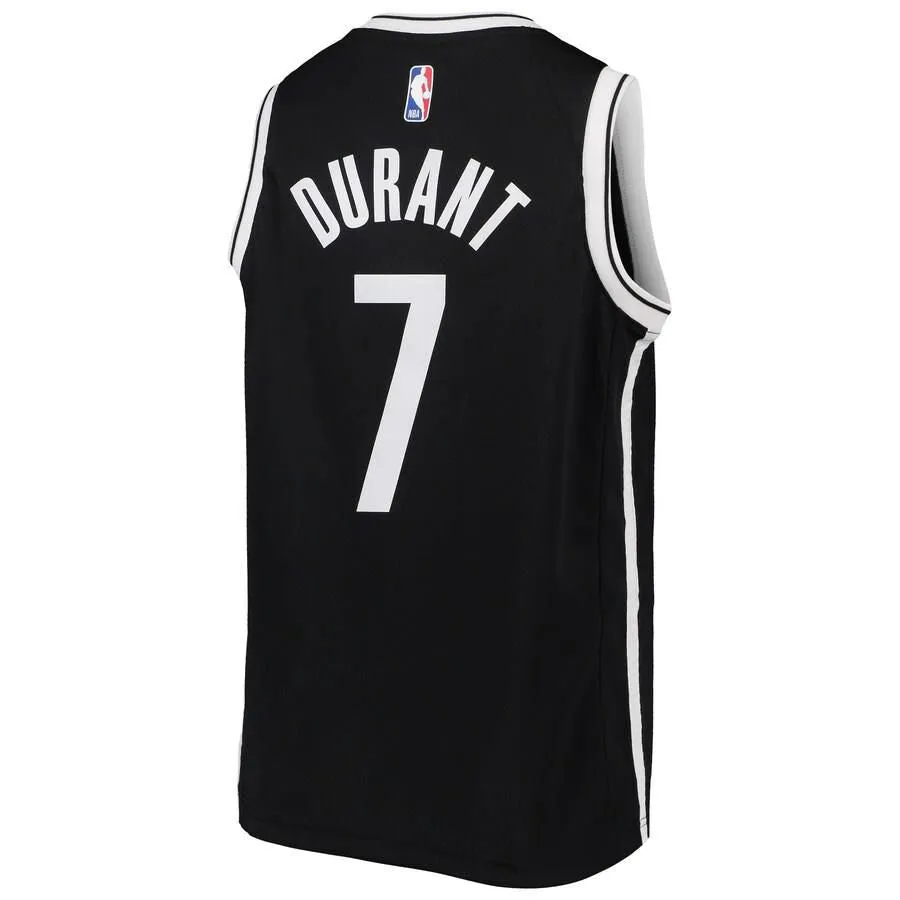 Brooklyn Nets Kevin Durant Nike Swingman Icon Jersey Kids - Black | Ireland S4698T1