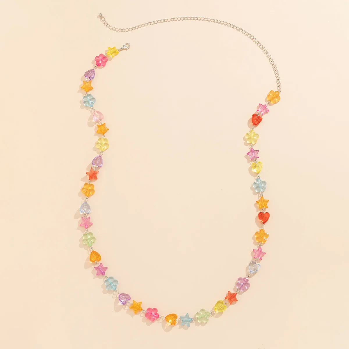 Candy Colors Star & Heart & Flower Waist Chain