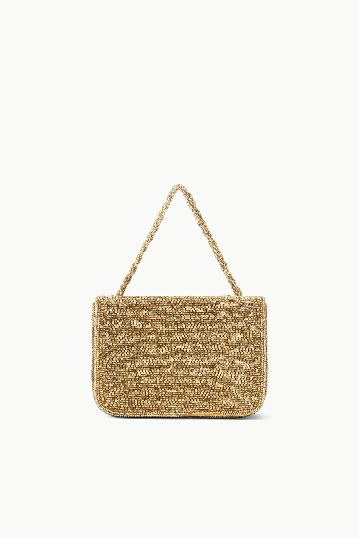 CARMEN BEADED BOX BAG | GOLD