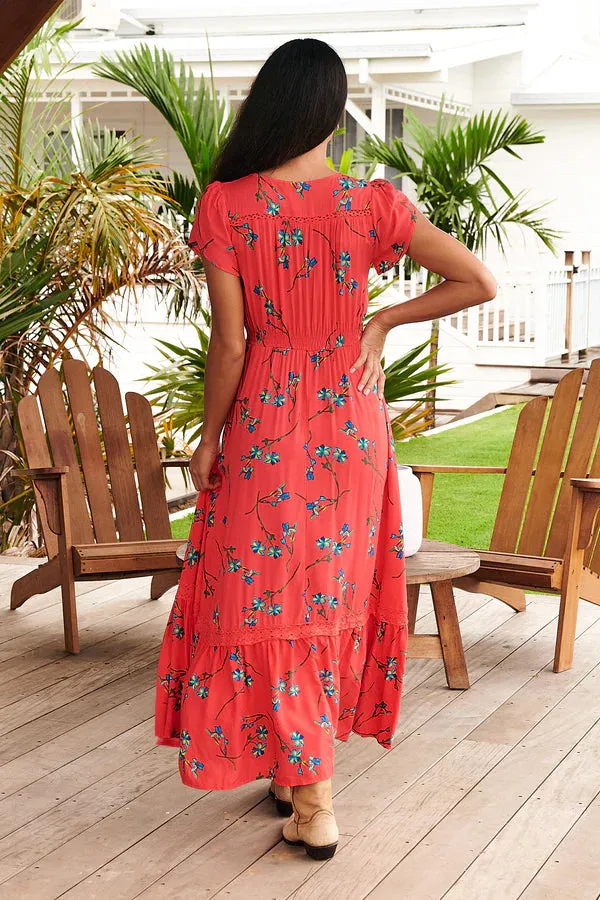 Carmen Maxi Dress Babylon Flower print