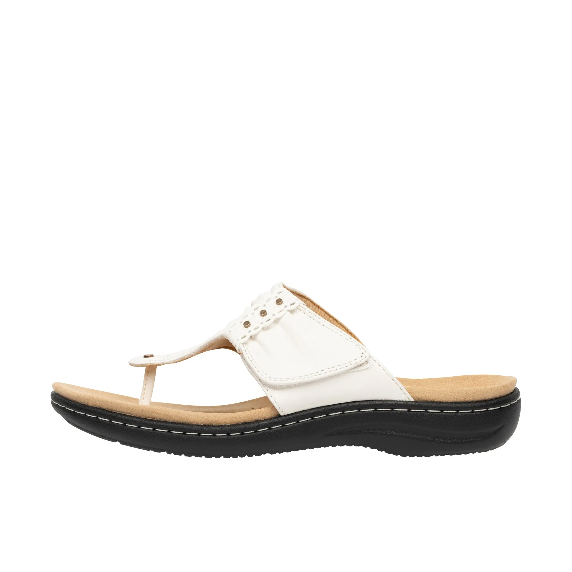 Clarks Womens Laurieann Arla White Leather