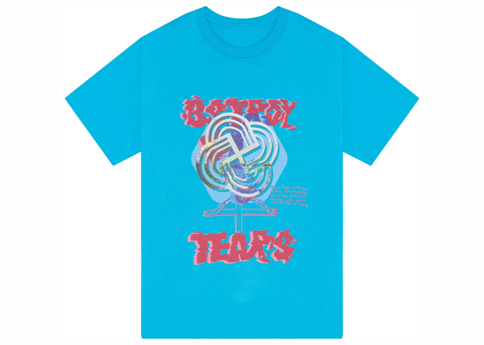 DENIM TEARS BSTROY TEARS TEE BLUE