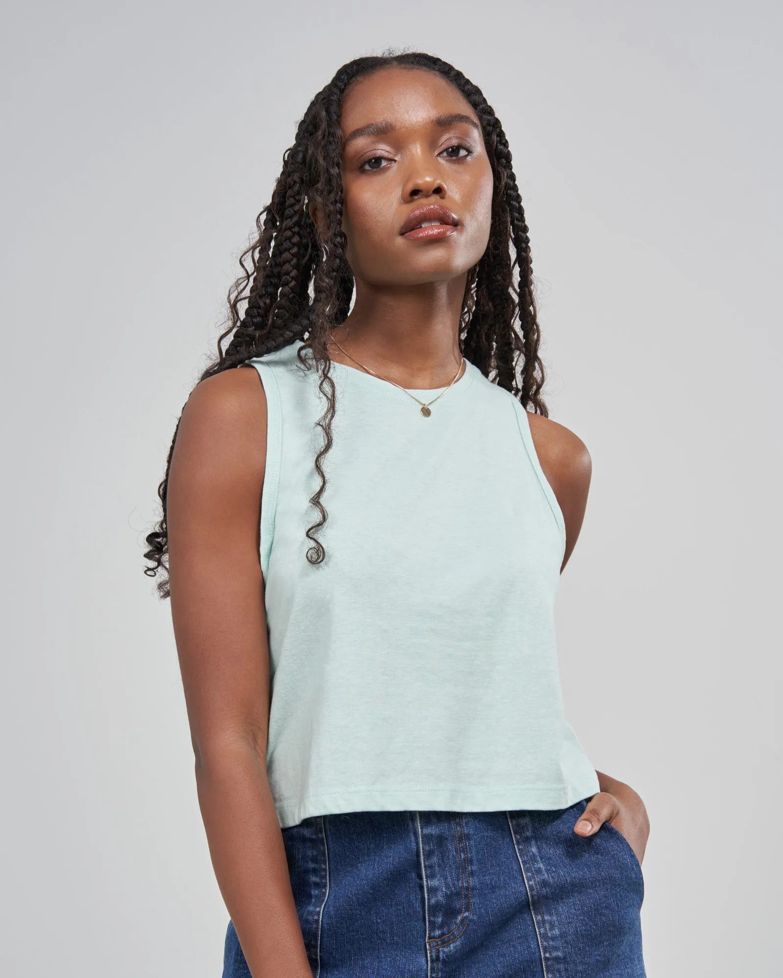 EcoKnit Cropped Tank