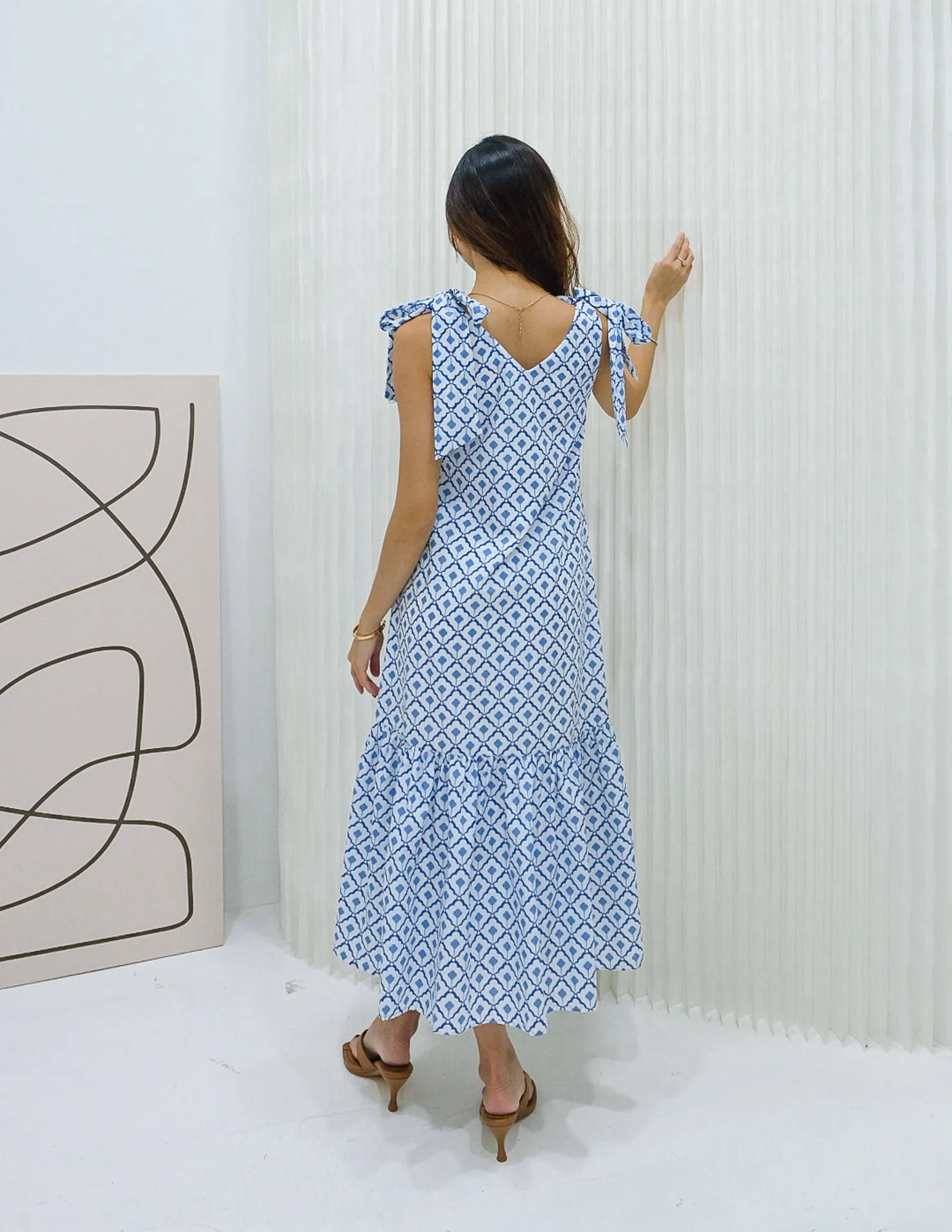 Fei Dress in Porcelain Tiles