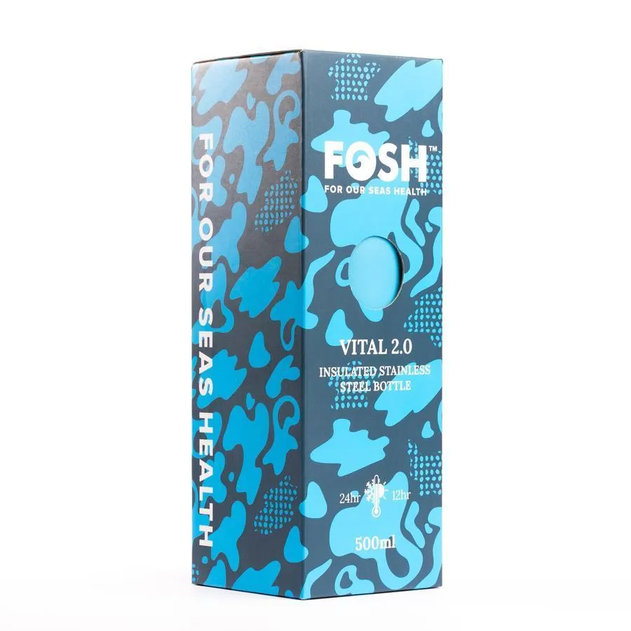 FOSH Vital 2.0 500ml Water Bottle Botanical