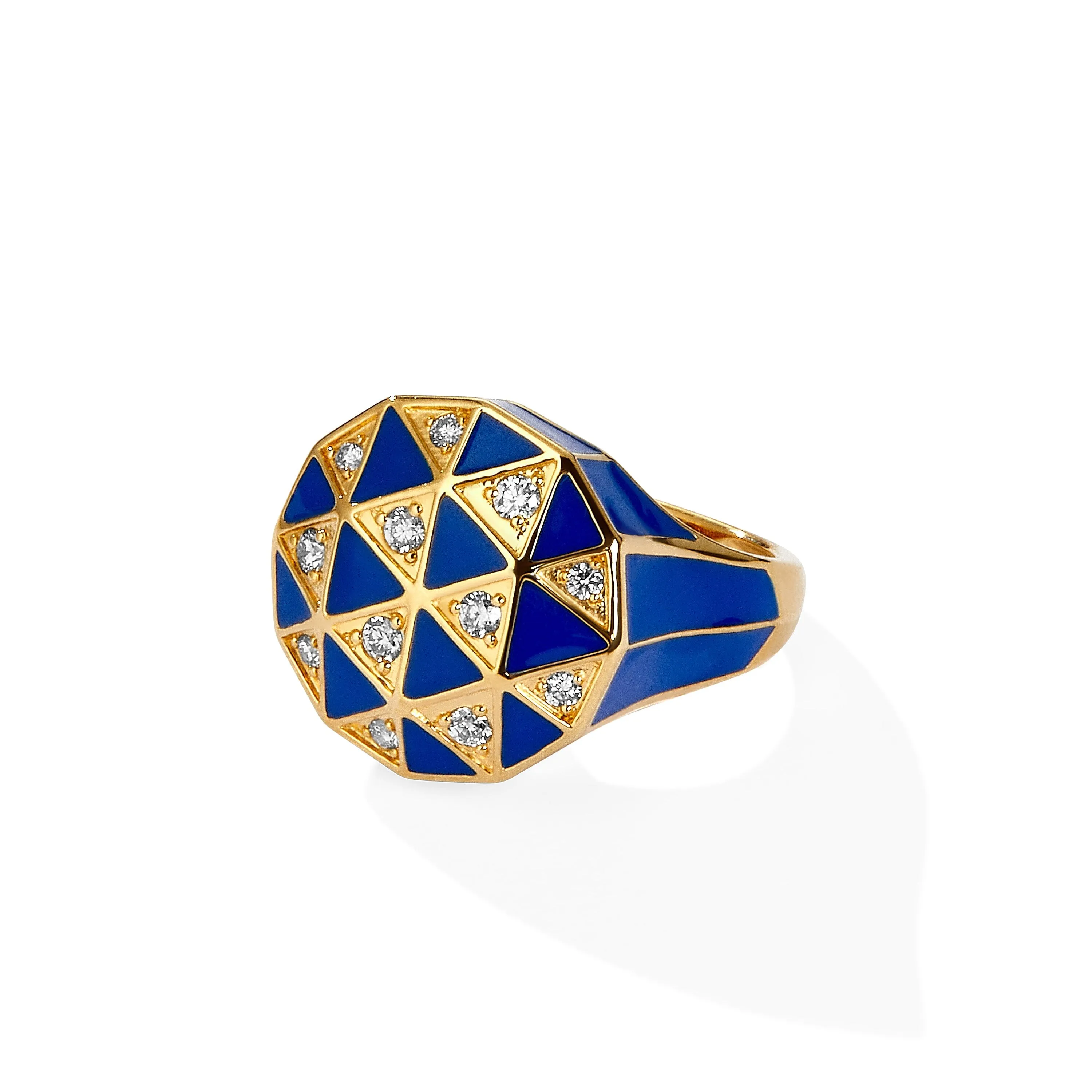 Geometrix Enamel Ring