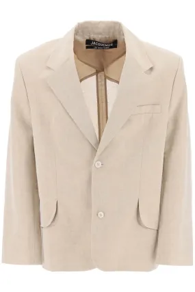 JACQUEMUS single-breasted jacket titled the