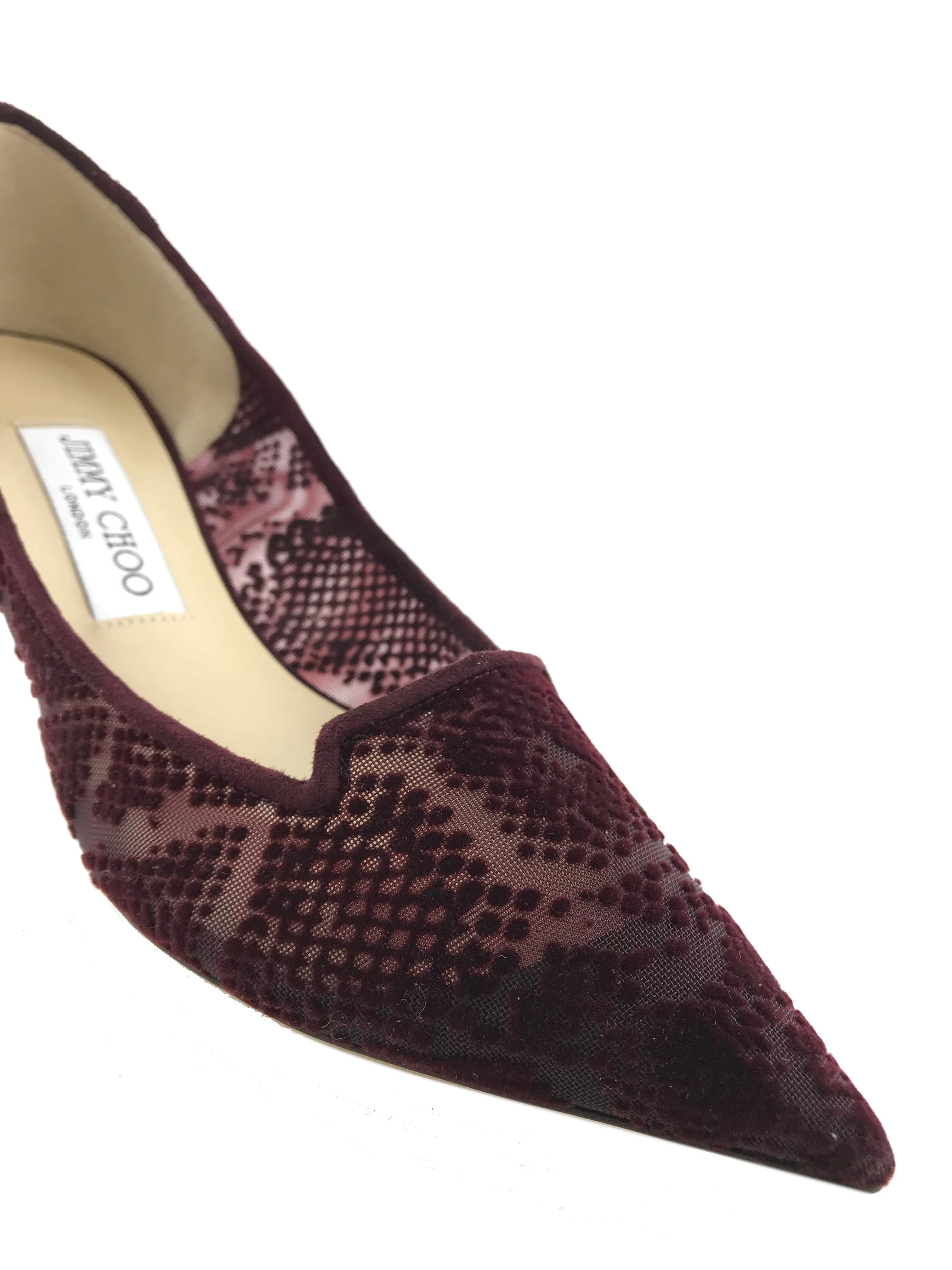 Jimmy Choo Velvet Burnout Pumps Size 7