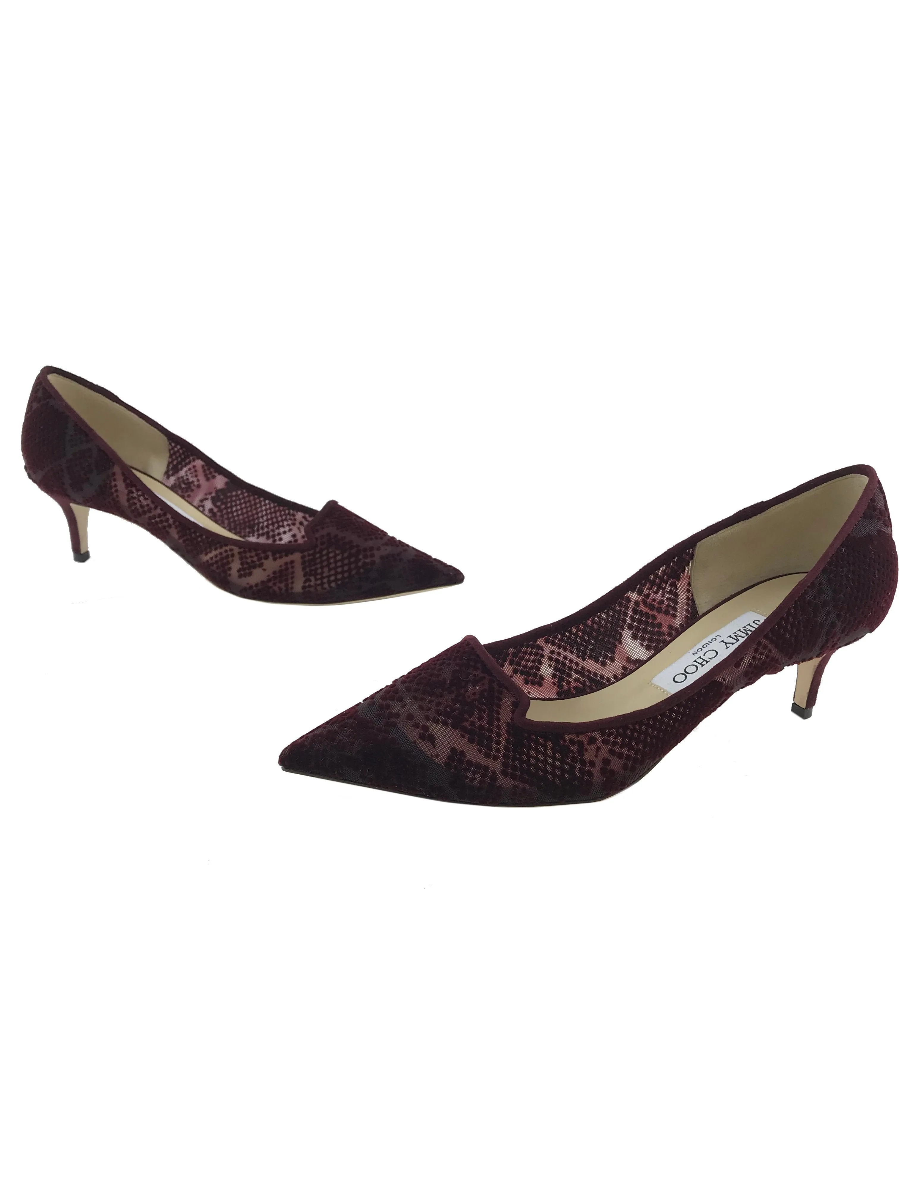 Jimmy Choo Velvet Burnout Pumps Size 7