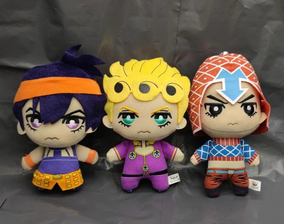 Jojos Bizarre Adventure Giorno Narancia Mista Buccellati Abbacchio Fugo Yoshikage Kira Rohan Kishibe Josuke plush toy doll