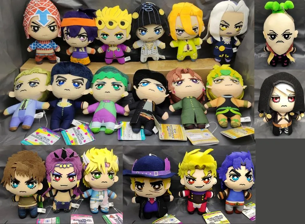 Jojos Bizarre Adventure Giorno Narancia Mista Buccellati Abbacchio Fugo Yoshikage Kira Rohan Kishibe Josuke plush toy doll