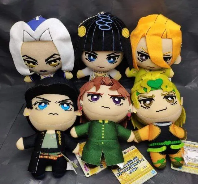 Jojos Bizarre Adventure Giorno Narancia Mista Buccellati Abbacchio Fugo Yoshikage Kira Rohan Kishibe Josuke plush toy doll