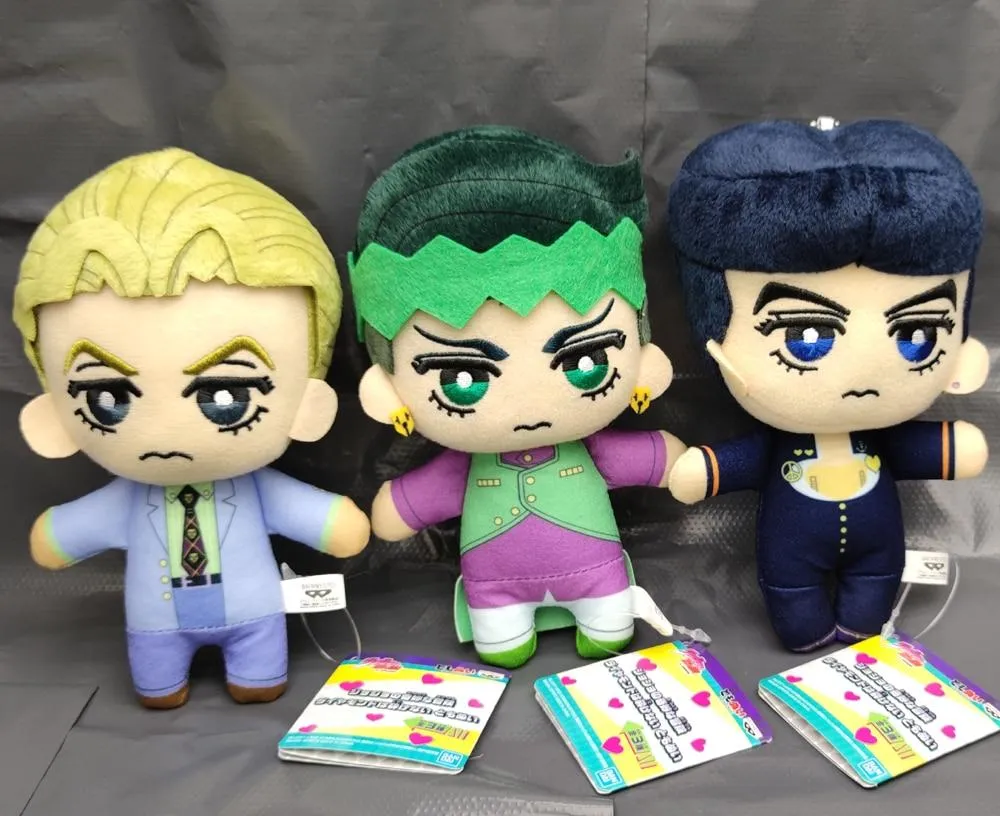 Jojos Bizarre Adventure Giorno Narancia Mista Buccellati Abbacchio Fugo Yoshikage Kira Rohan Kishibe Josuke plush toy doll