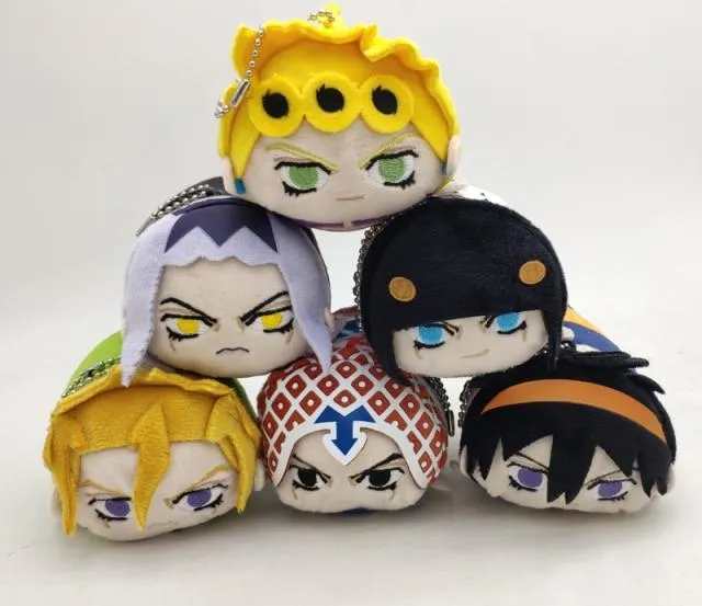 Jojos Bizarre Adventure Giorno Narancia Mista Buccellati Abbacchio Fugo Yoshikage Kira Rohan Kishibe Josuke plush toy doll