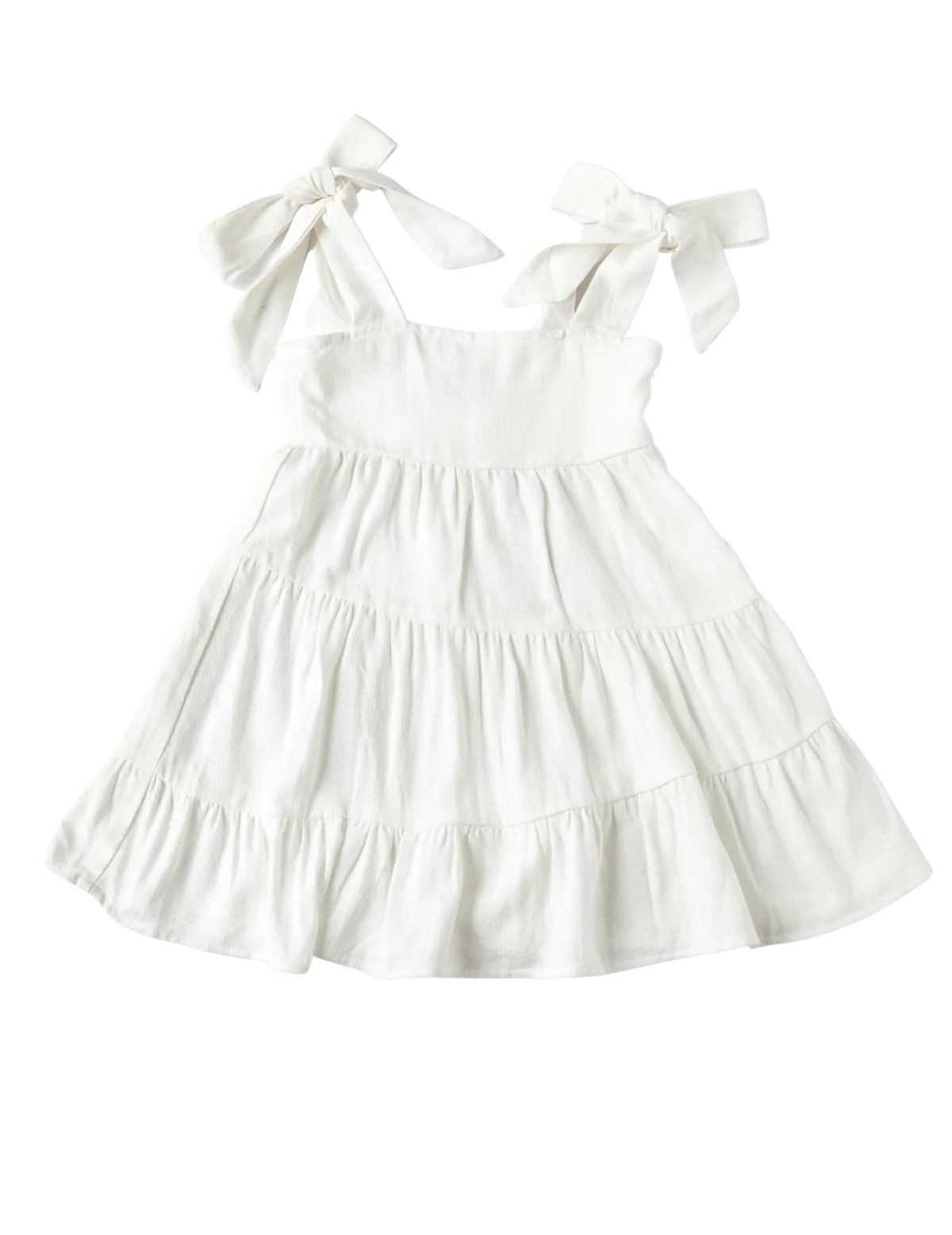 Karolina Tiered Dress - White