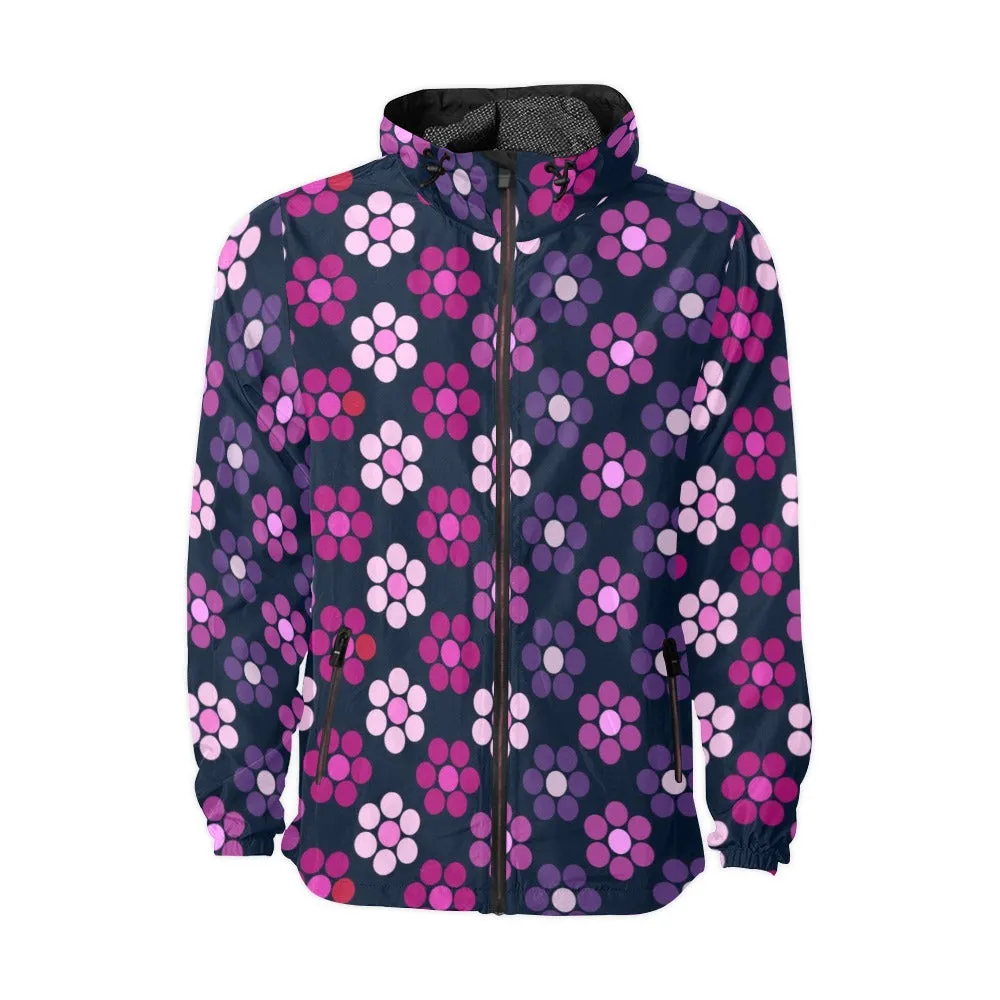 lg lav purple print Unisex All Over Print Windbreaker (Model H23)