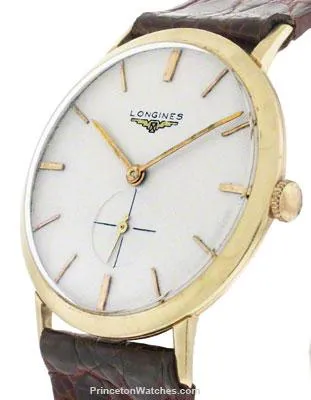 Longines Mens Pre-Owned Dress Watch - 14K Yellow Gold Case - Circa 1960s