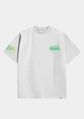 Lost Reality 240GSM Oversized Tee - White