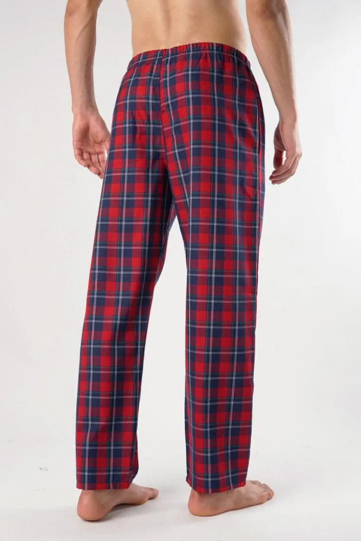 Magenta Plaid Woven Pajama