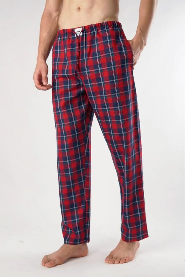 Magenta Plaid Woven Pajama