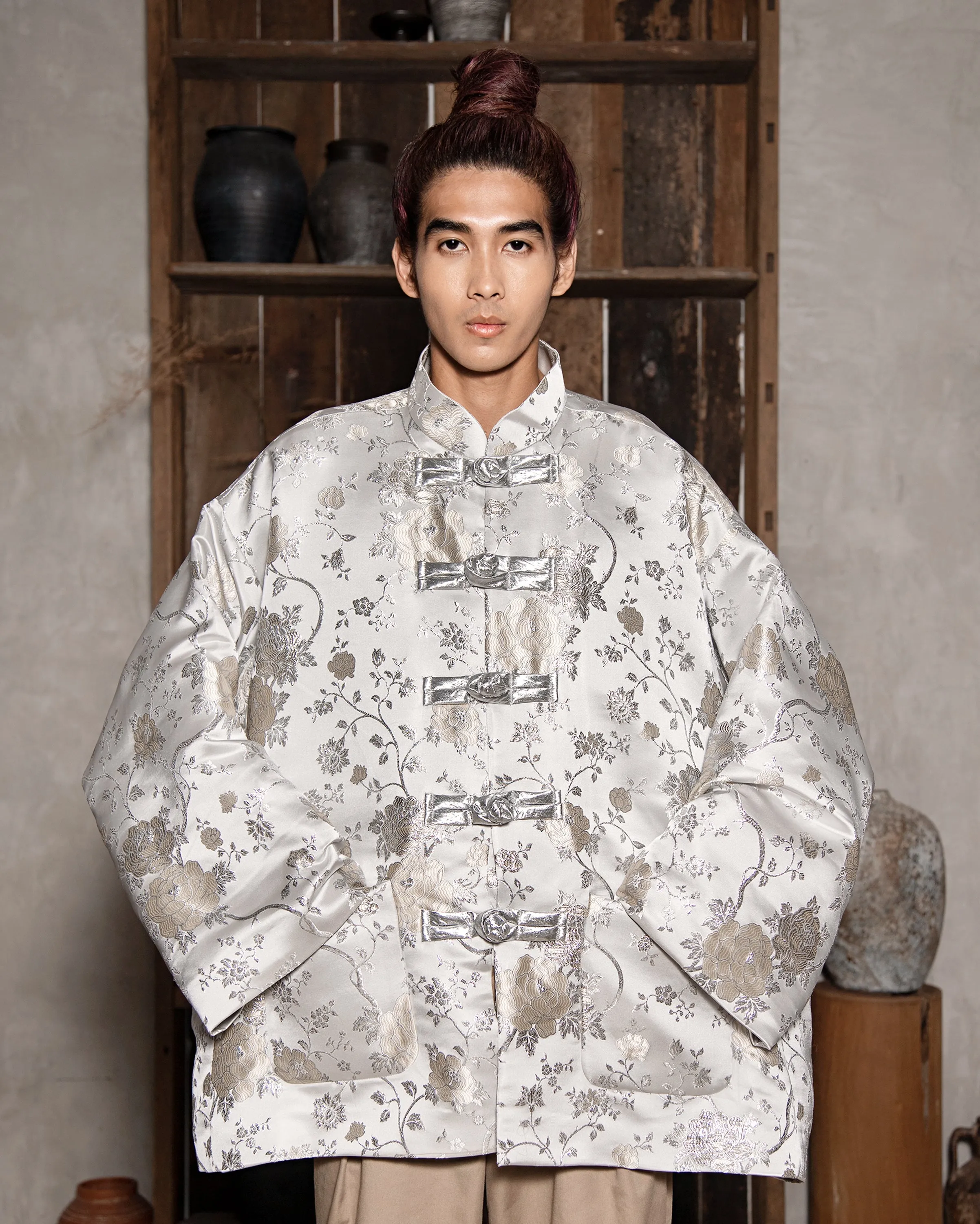 Magua Brocade (Silver)