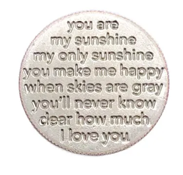 Mariamor You Are My Sunshine And Sunflower Quarter Adjustable Bangle, Sterling Silver