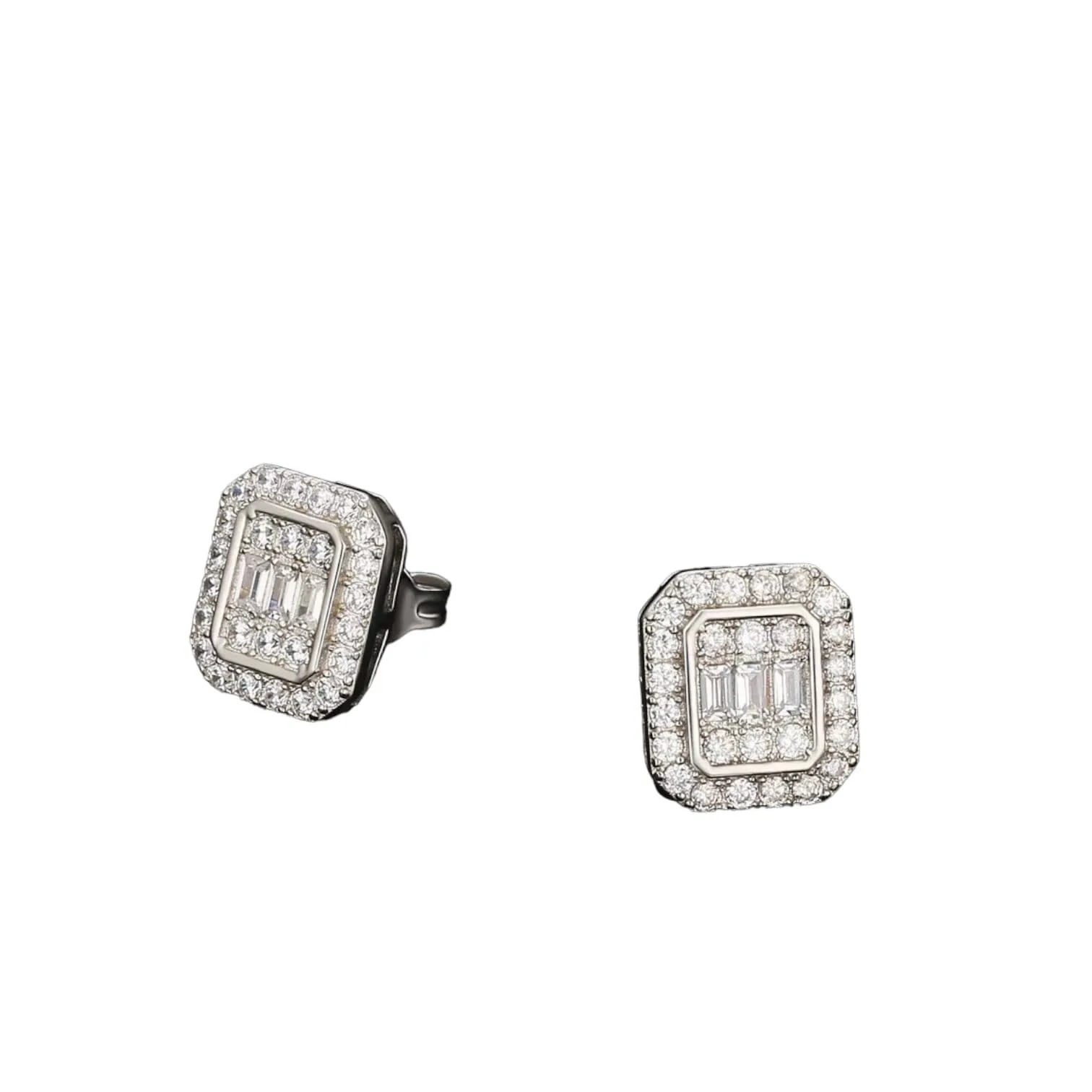 Mauricio Stud Diamond Unisex Earrings