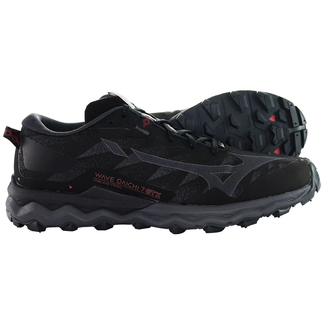 Mizuno Wave Daichi 7 GTX Womens Black Running Trainers